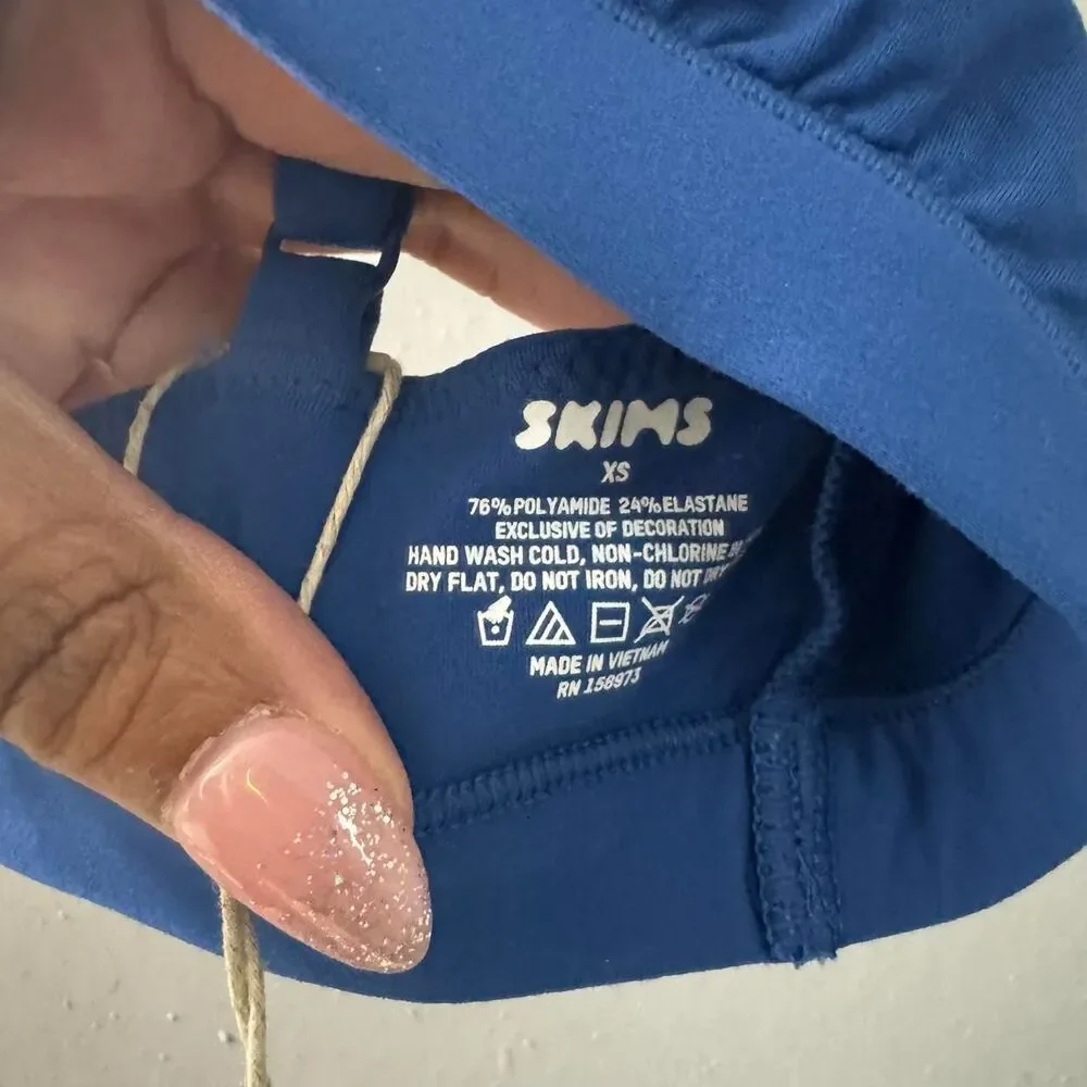 Skims Women's Blue Bra - Picture 3 of 3